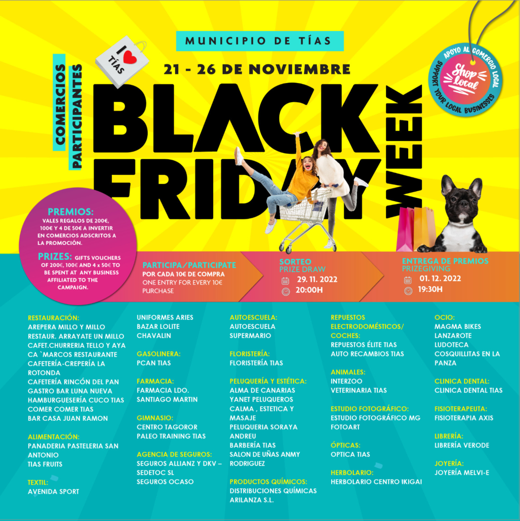 La campaña comercial de Black Week cuenta con 47 establecimientos adheridos