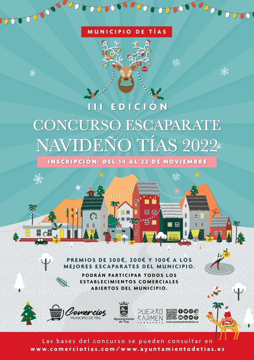 III Edición Concurso escaparate navideño – Tías 2022