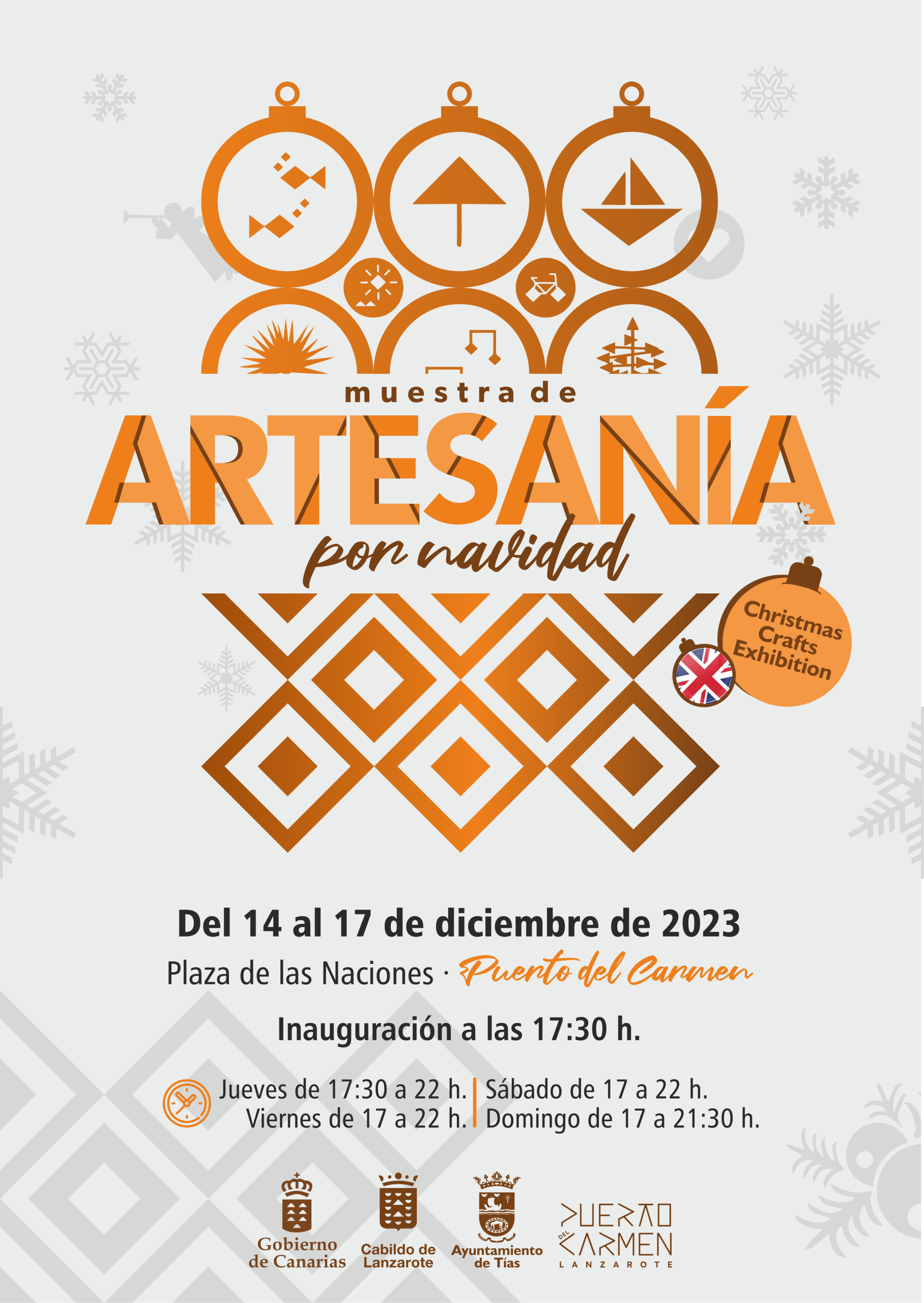 La Muestra de Artesanía por Navidad en Puerto del Carmen acogerá más de 50 puestos